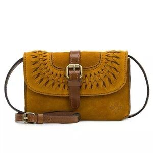 Patricia Nash “Torri” Suede Crossbody Bag